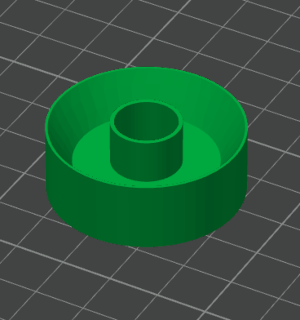3D printed vane support low part