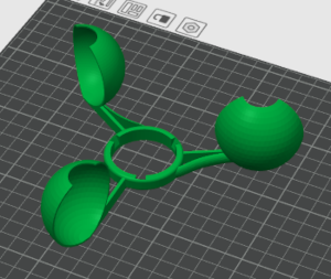 3D printed anemometer cups part