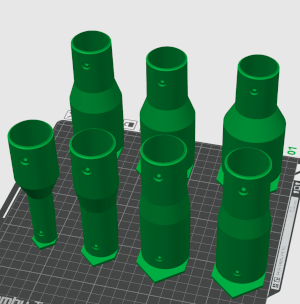 3D printed anemometer mast mount part