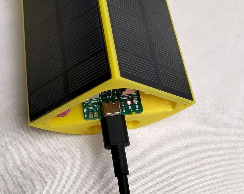 Initial charging via USB-C