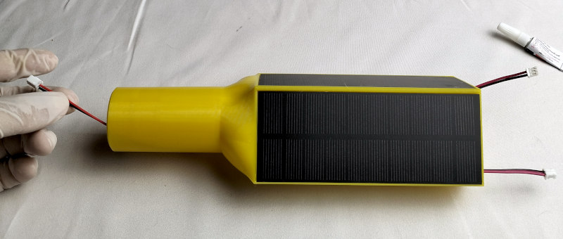 Insert cable from top