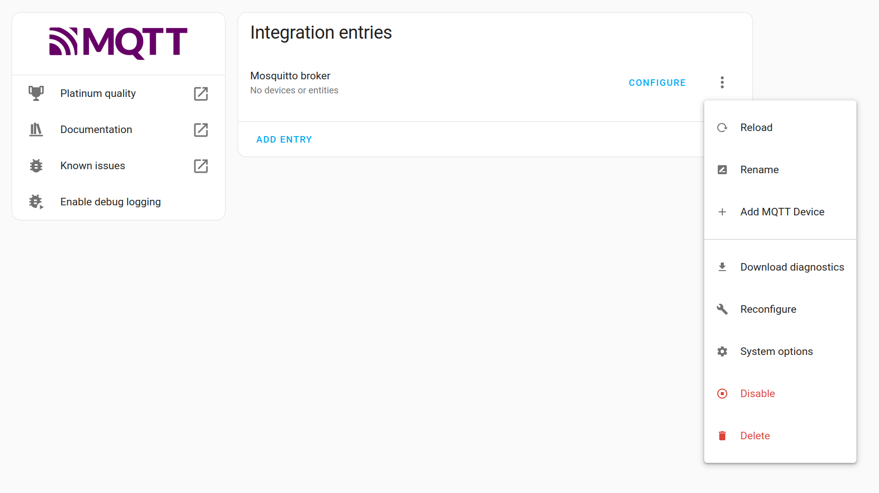 Add MQTT Sensor