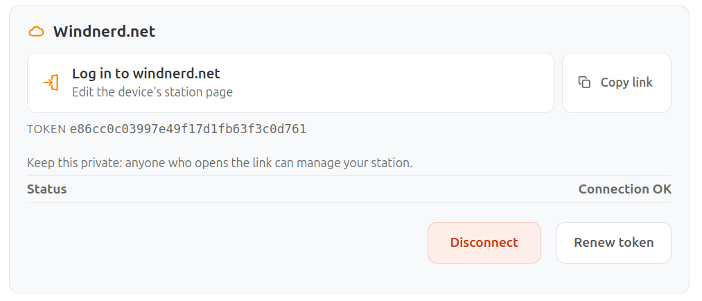 Authentication link
